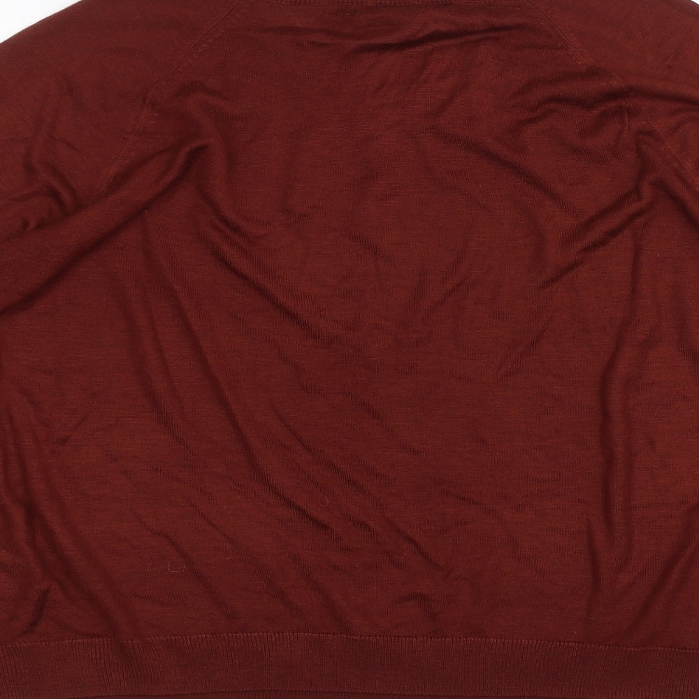 H&M Womens Red Basic T-Shirt Size S