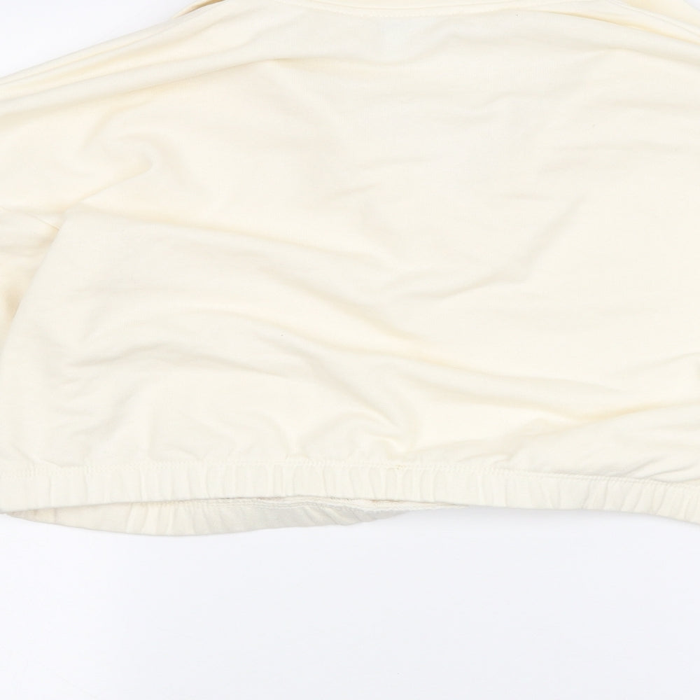 Primark Womens White Pullover Jumper Size M