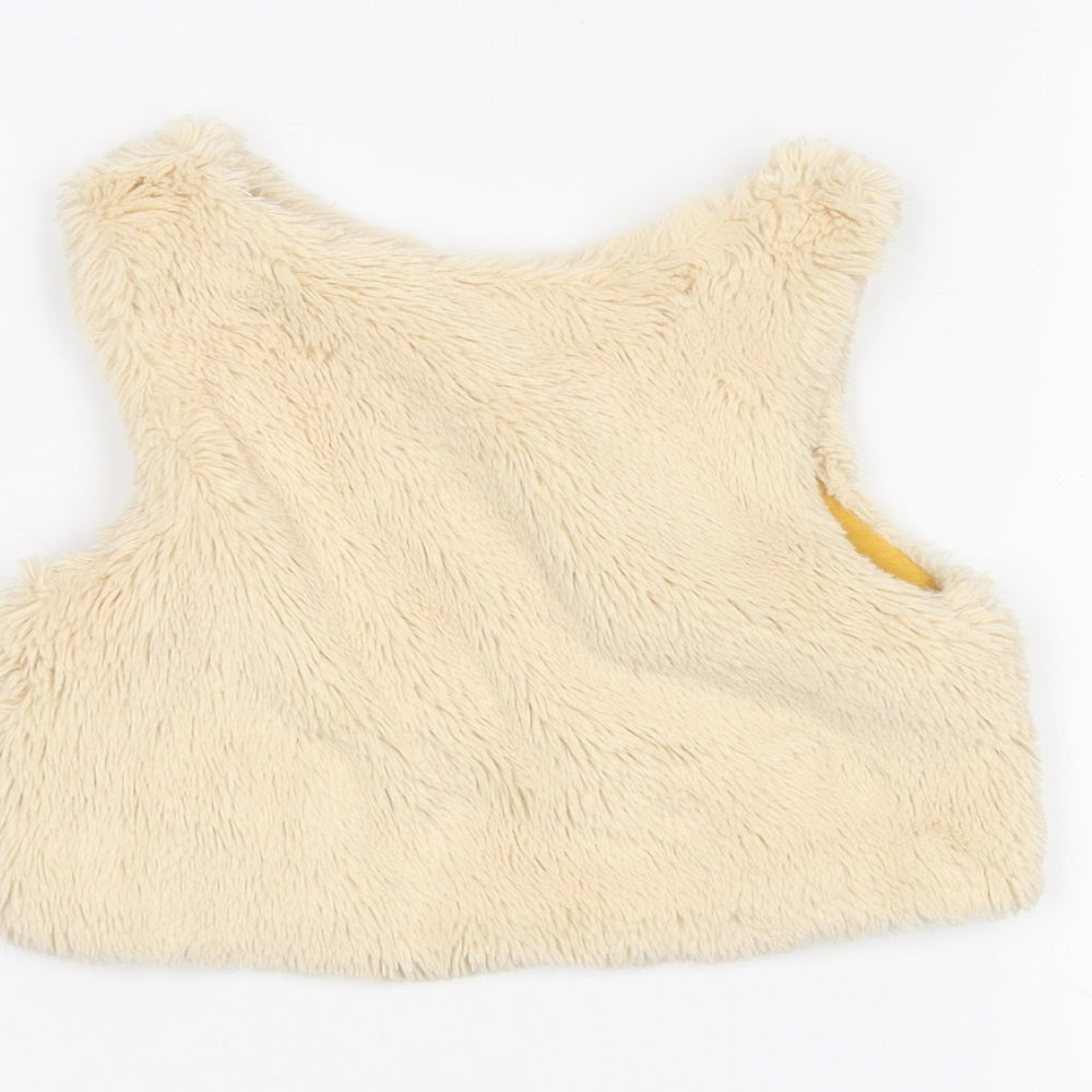 st bernard Girls White Jacket Coatigan Size 3-4 Years