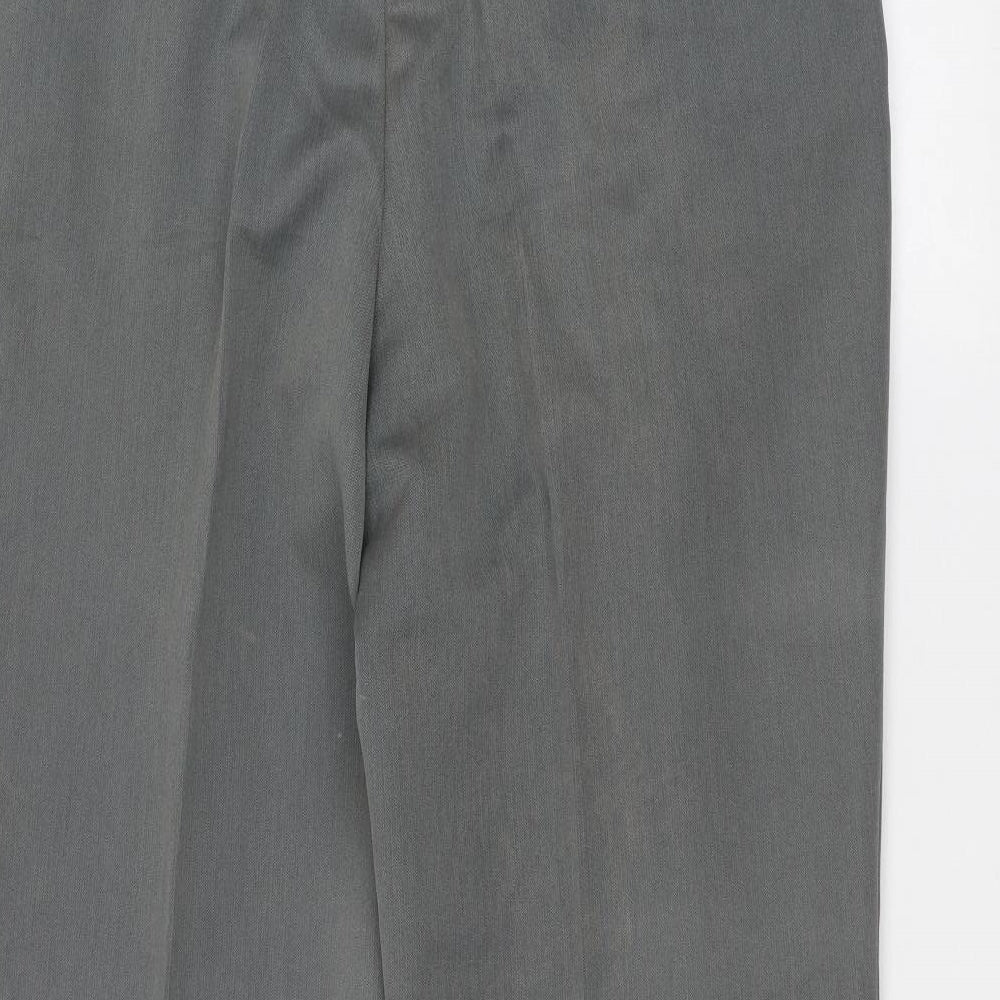 Preworn Mens Grey Dress Pants Trousers Size 36 in L30 in