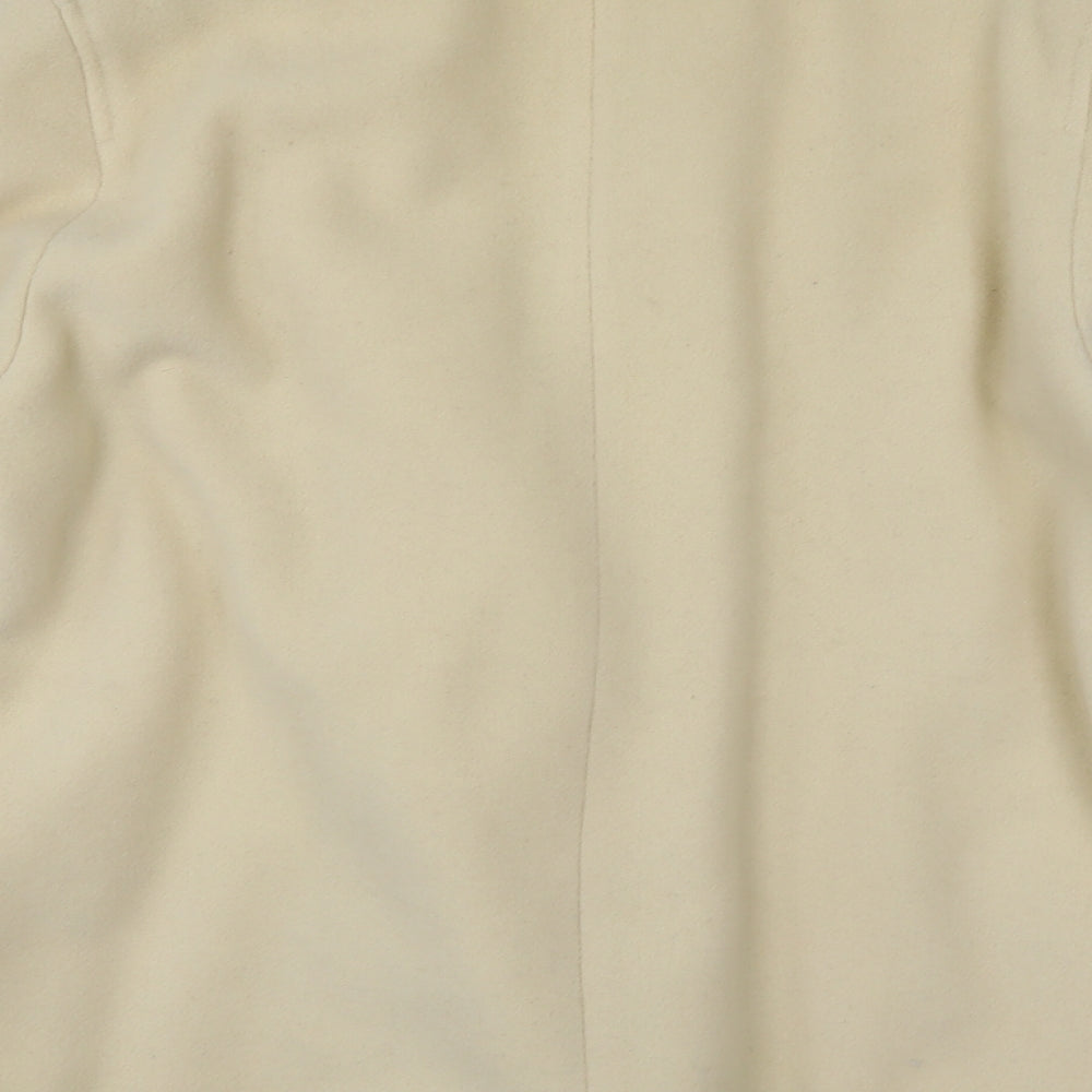 Preworn Womens Ivory Overcoat Coat Size 18