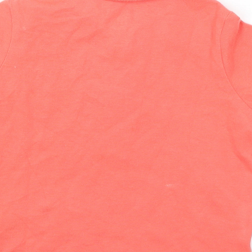 F&F Boys Red Basic Polo Size 12-18 Months - Coral Coloured