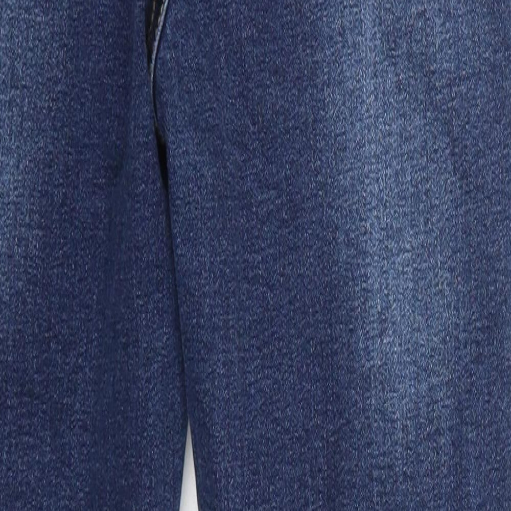 Momokrom Womens Blue Denim Skinny Jeans Size 10 L25 in