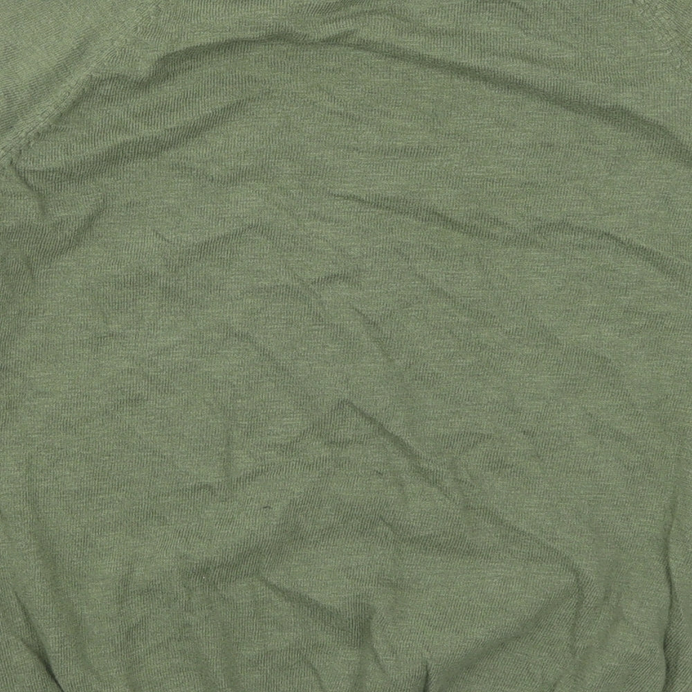Burton Mens Green Knit Pullover Jumper Size S
