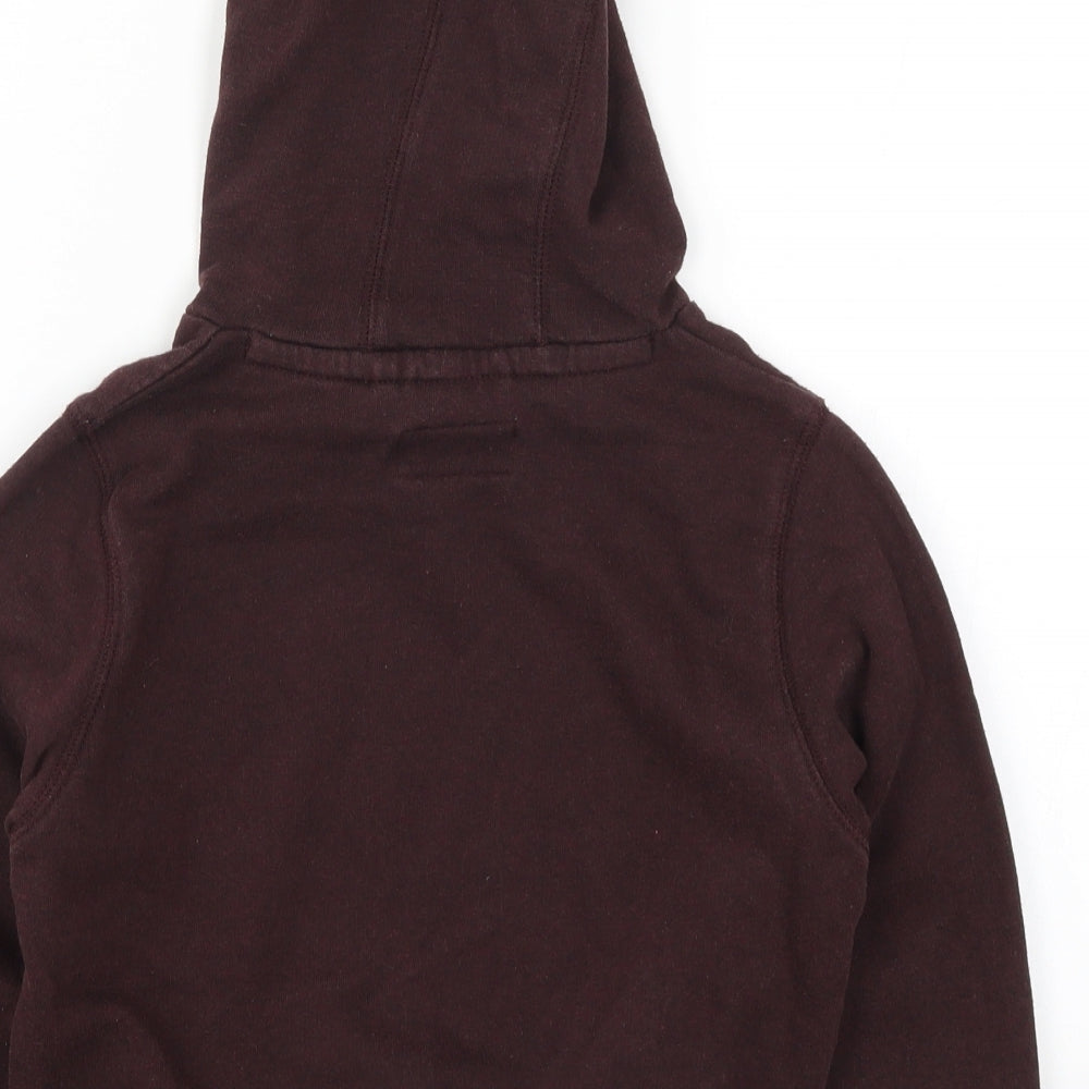 Next Boys Brown Pullover Hoodie Size 6 Years - Tune