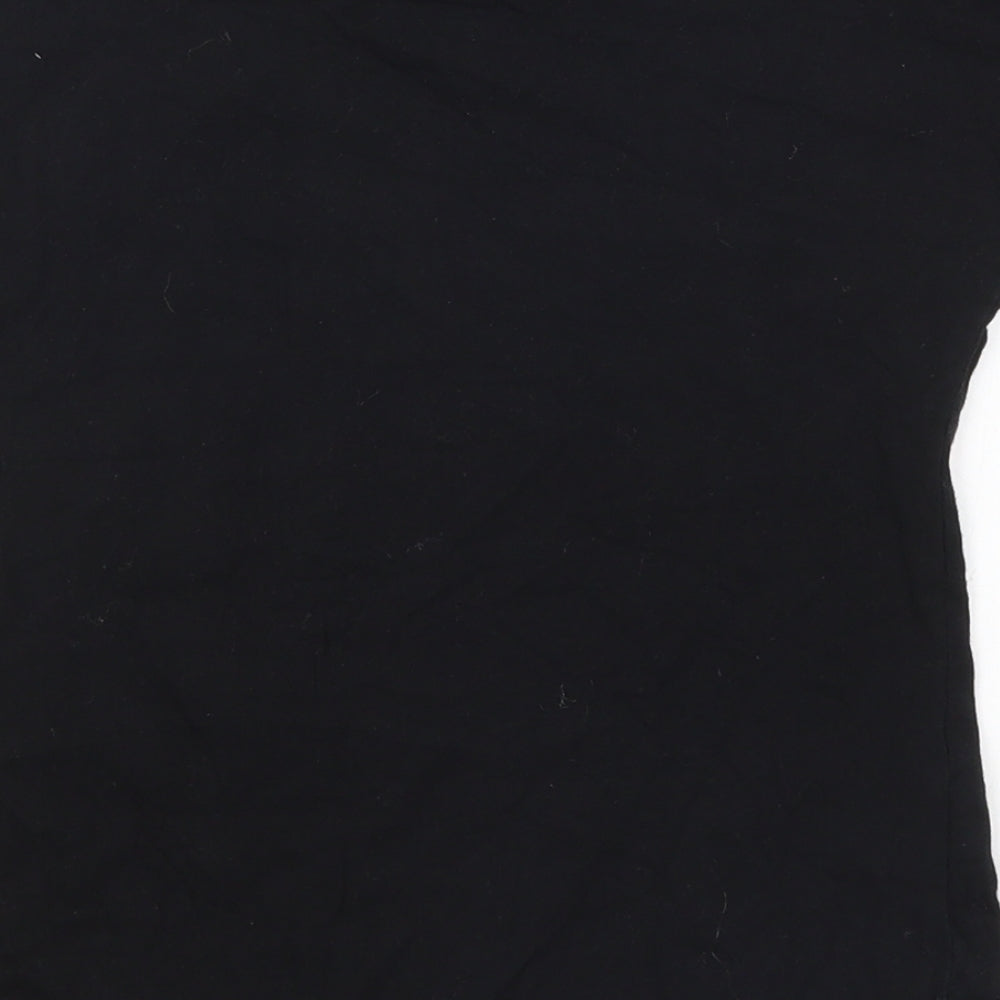 Pep&Co Girls Black Basic T-Shirt Size 9-10 Years - Empower Bring it On
