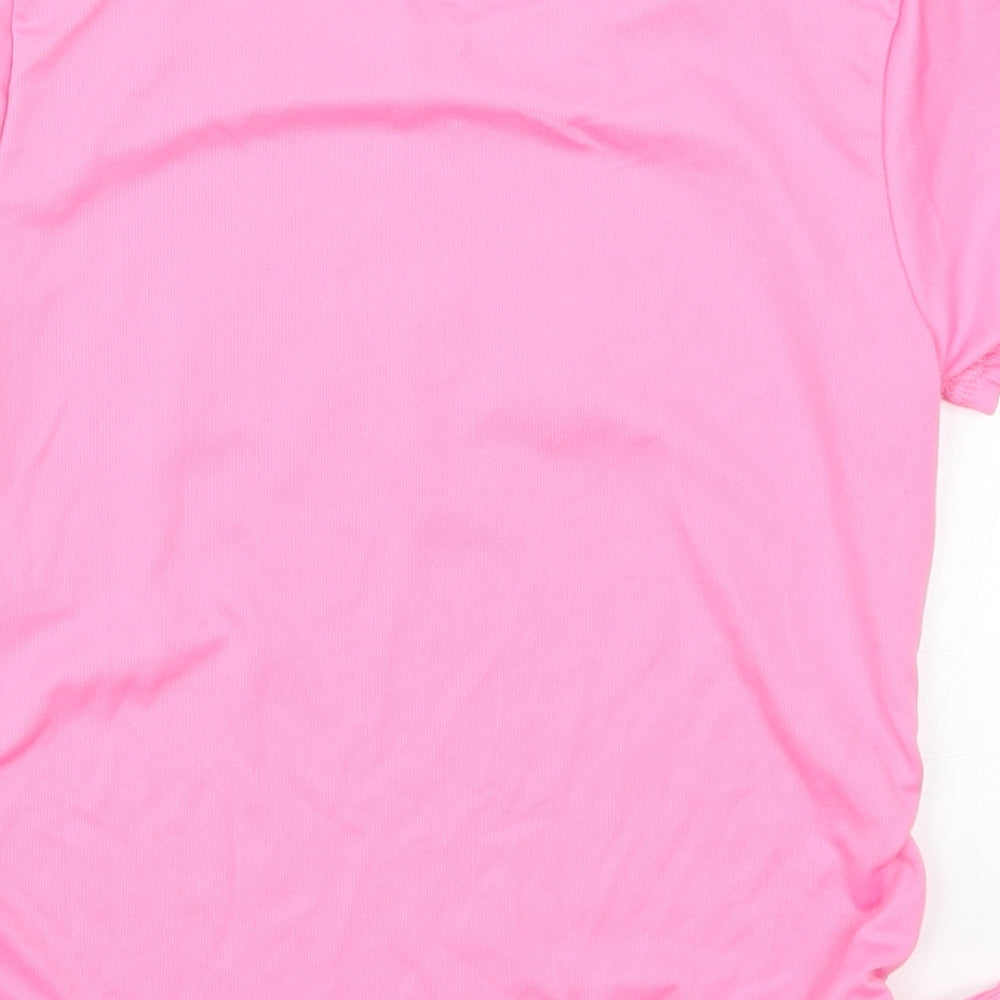 Body Glove Girls Pink Basic T-Shirt Size 7 Years - Heart