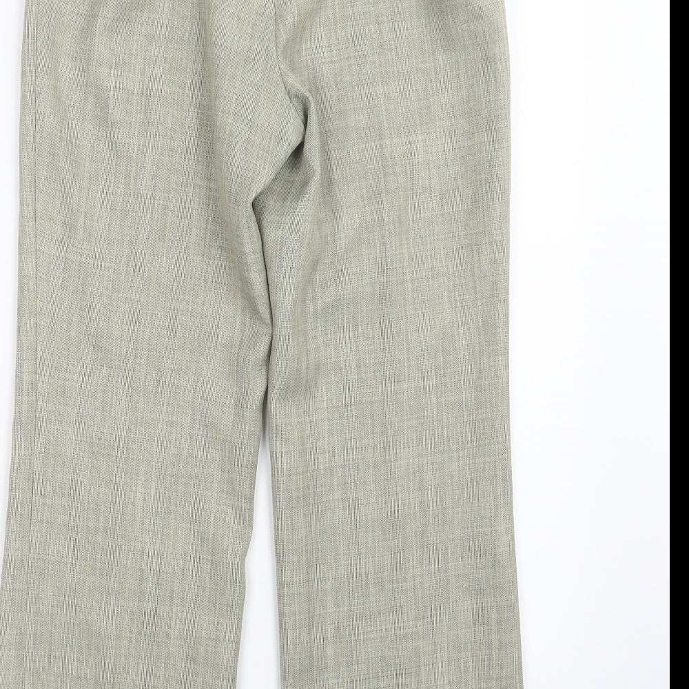 Marks & Spencer Womens Green Trousers Size 10 L26.5 in