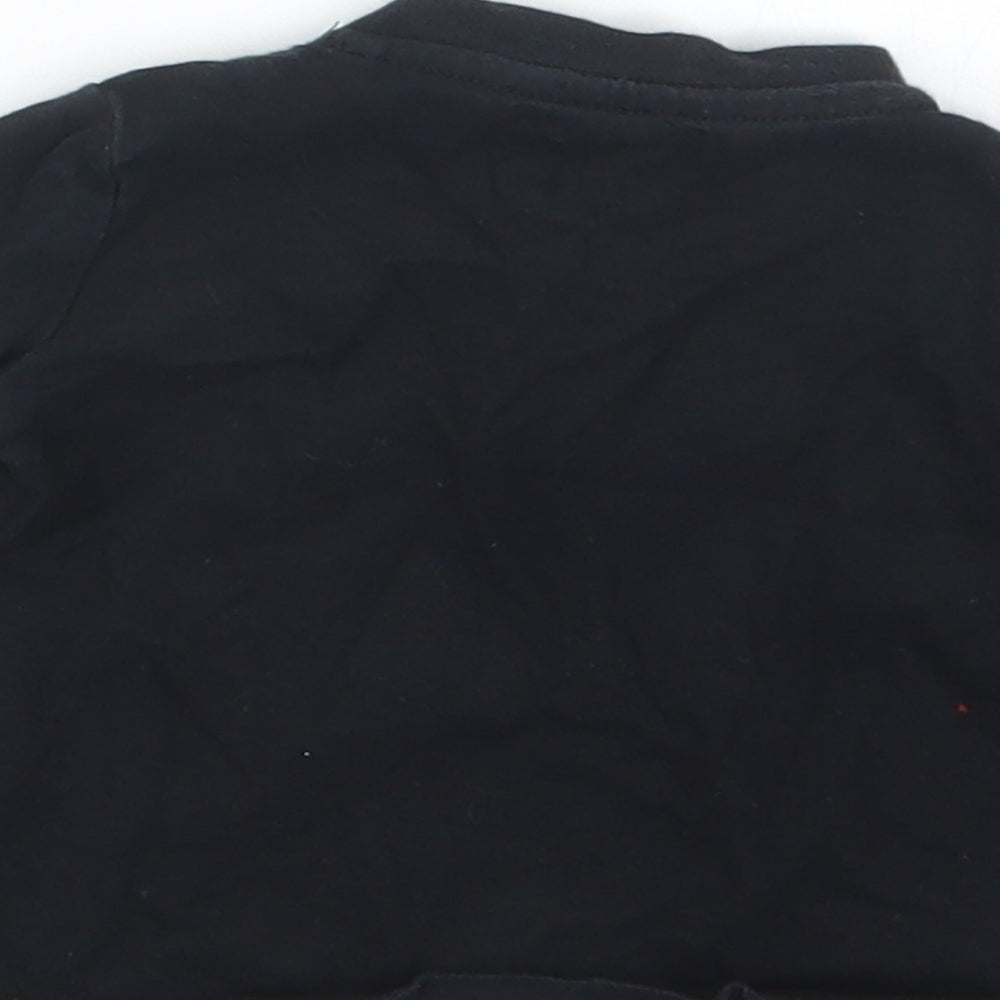 F&F Boys Black Basic T-Shirt Size 0-3 Months