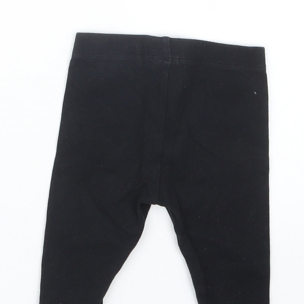 NEXT Girls Black Capri Trousers Size 3-6 Months