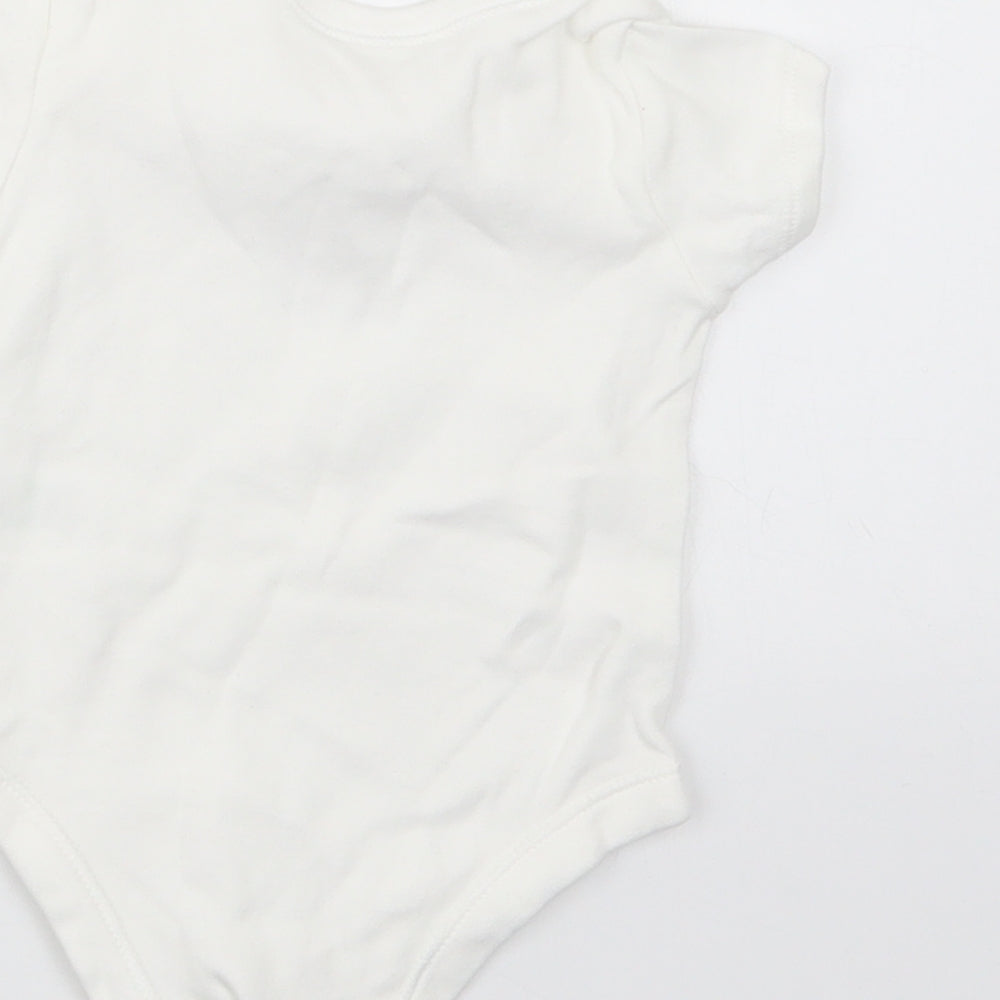 Matalan Baby White Babygrow One-Piece Size 3-6 Months