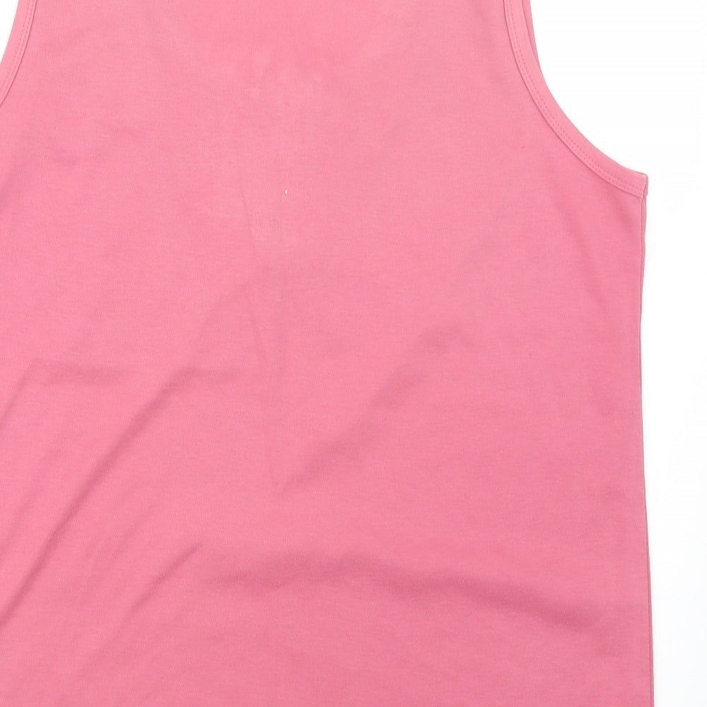 Nuggets Womens Pink Basic Tank One Size