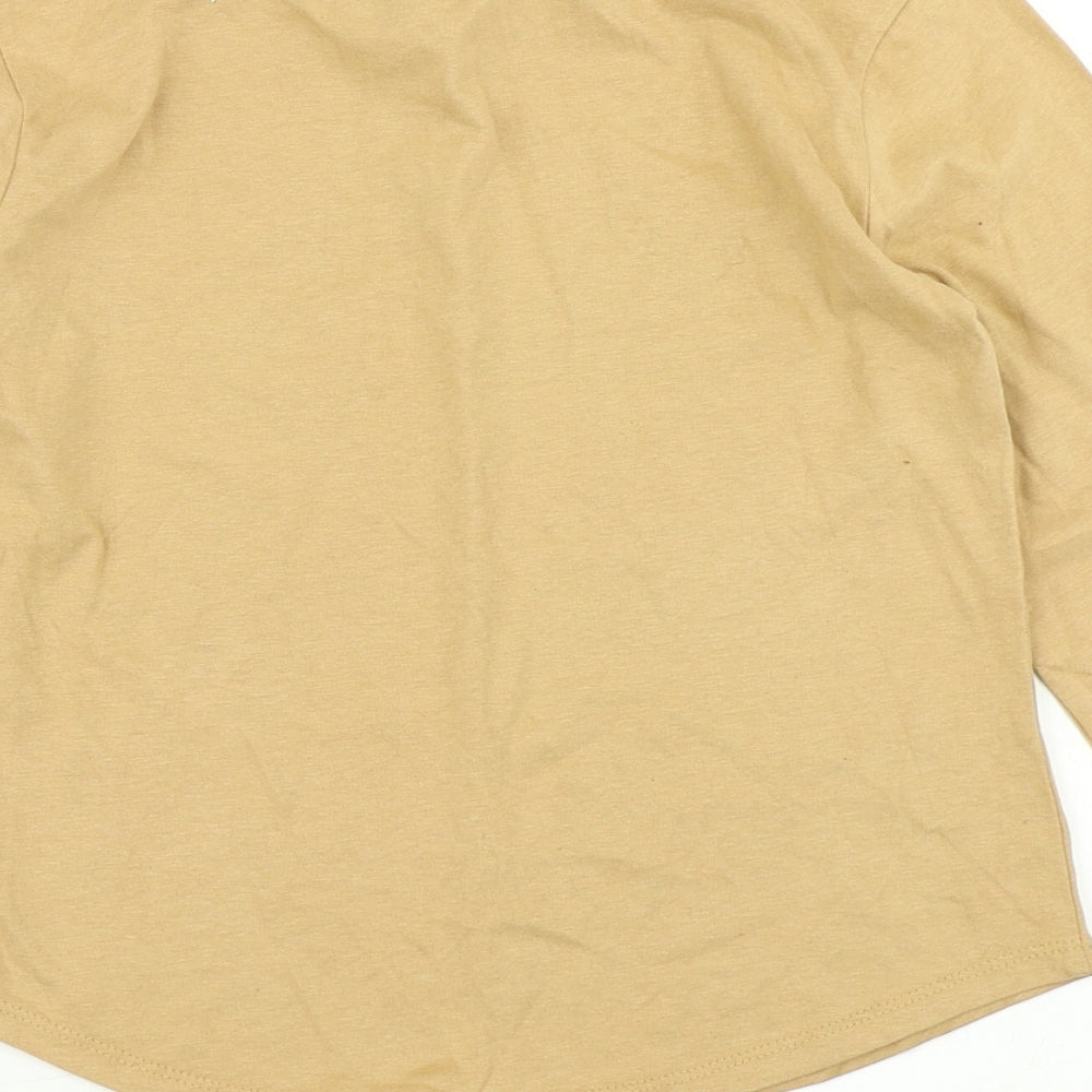 Matalan Girls Brown Basic T-Shirt Size 10 Years