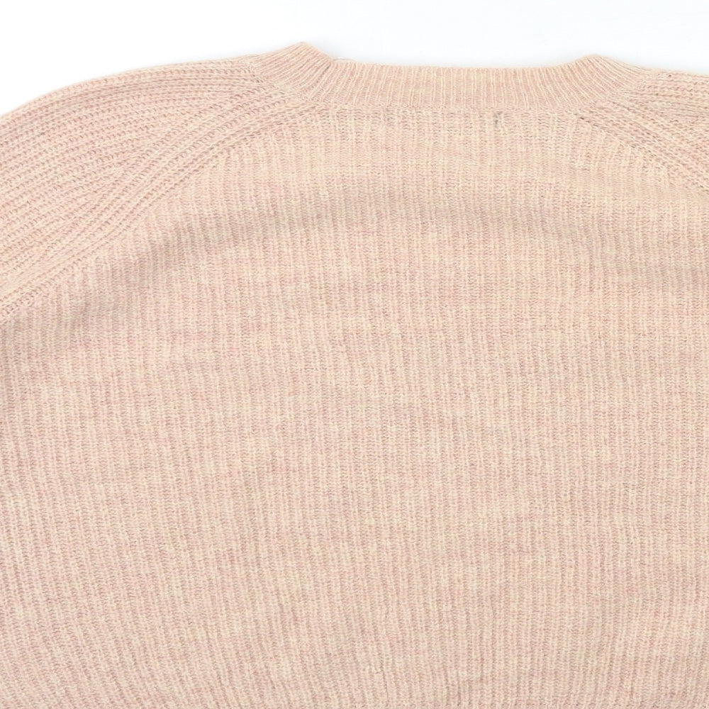 Marks & Spencer Womens Pink Knit Pullover Jumper Size M