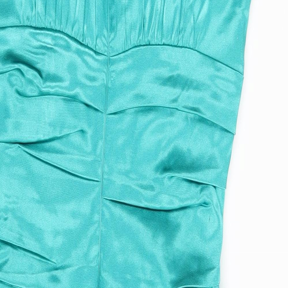 Sangria Womens Green Pencil Dress Size 8