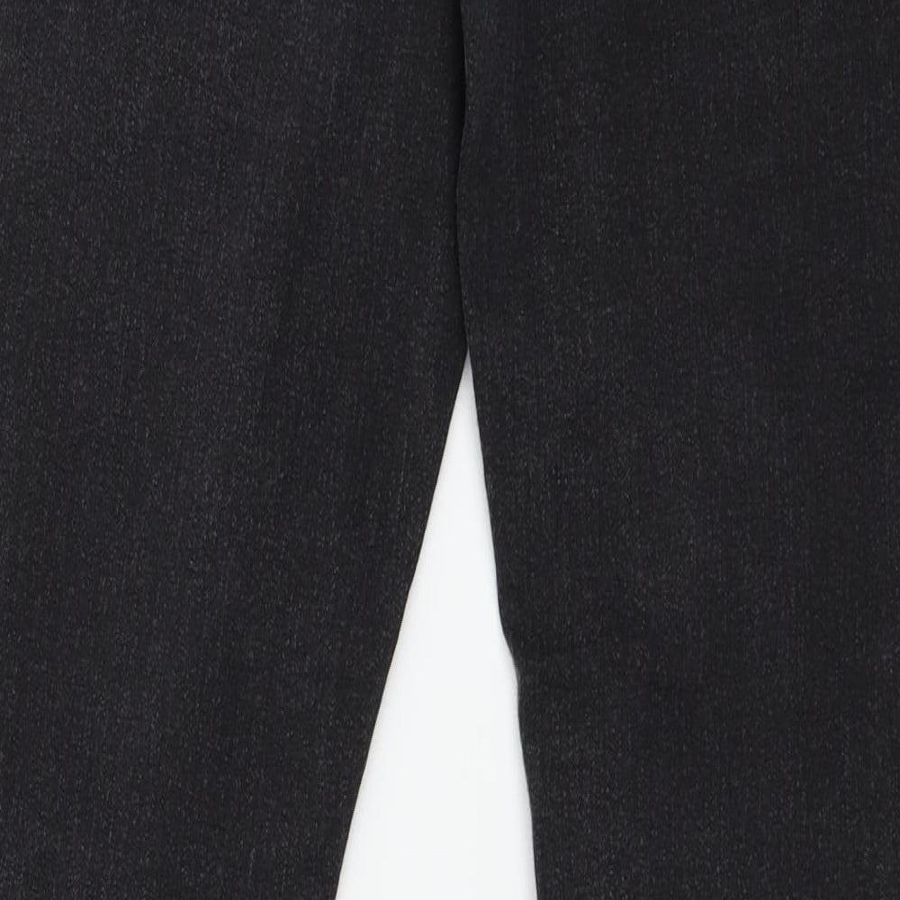 Denim & Co. Womens Grey Denim Skinny Jeans Size 10 L30 in