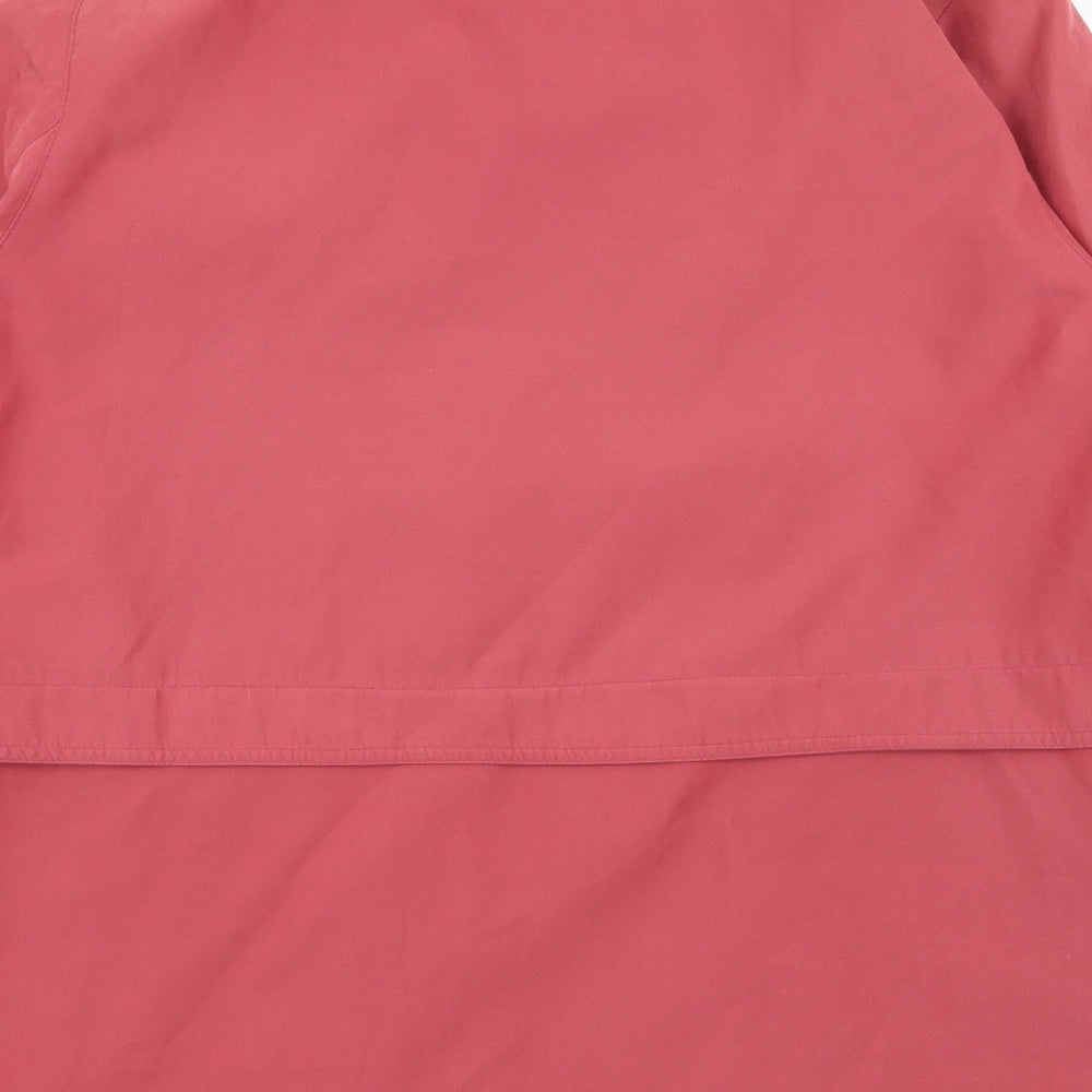 Klass Womens Pink Overcoat Coat Size M