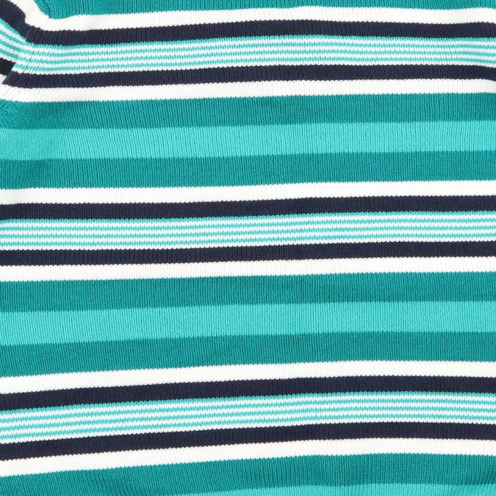isle Womens Multicoloured Striped Pullover Jumper Size S - size 10-12