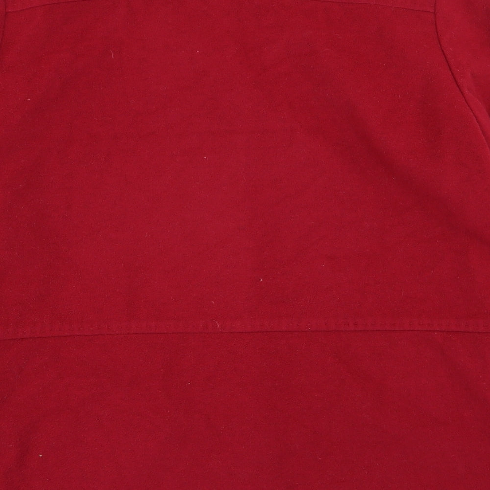 Marks & Spencer Womens Red Overcoat Coat Size 14