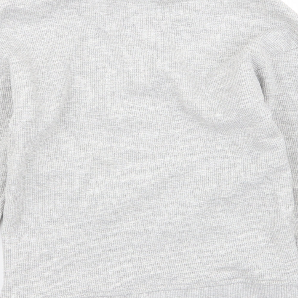 Asda George Boys Grey Pullover Jumper Size 5-6 Years