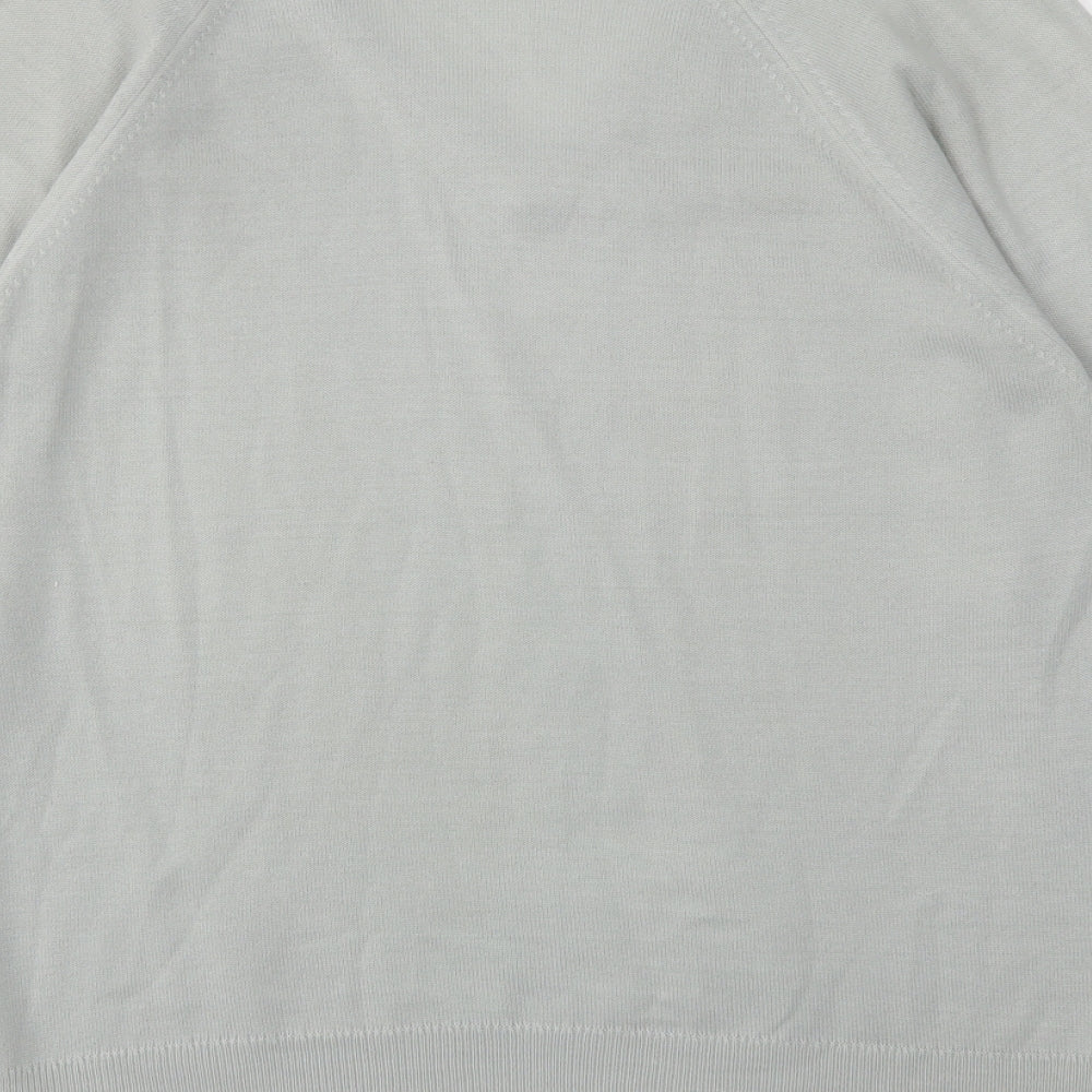 Asdale Mens Blue Pullover Sweatshirt Size S