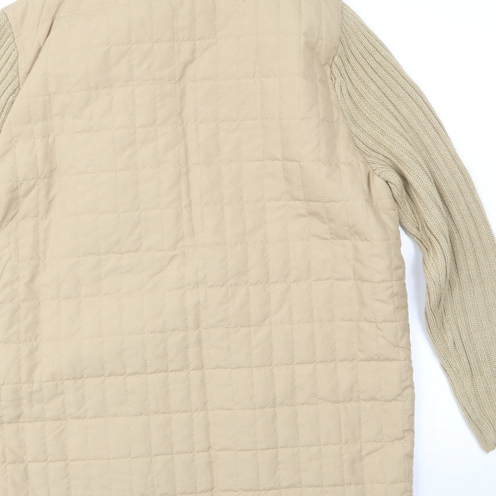 Damart Womens Beige Jacket Coat Size M