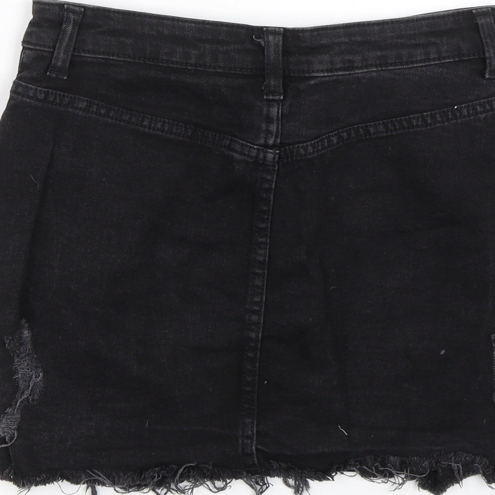 H&M Womens Black Mini Skirt Size 6