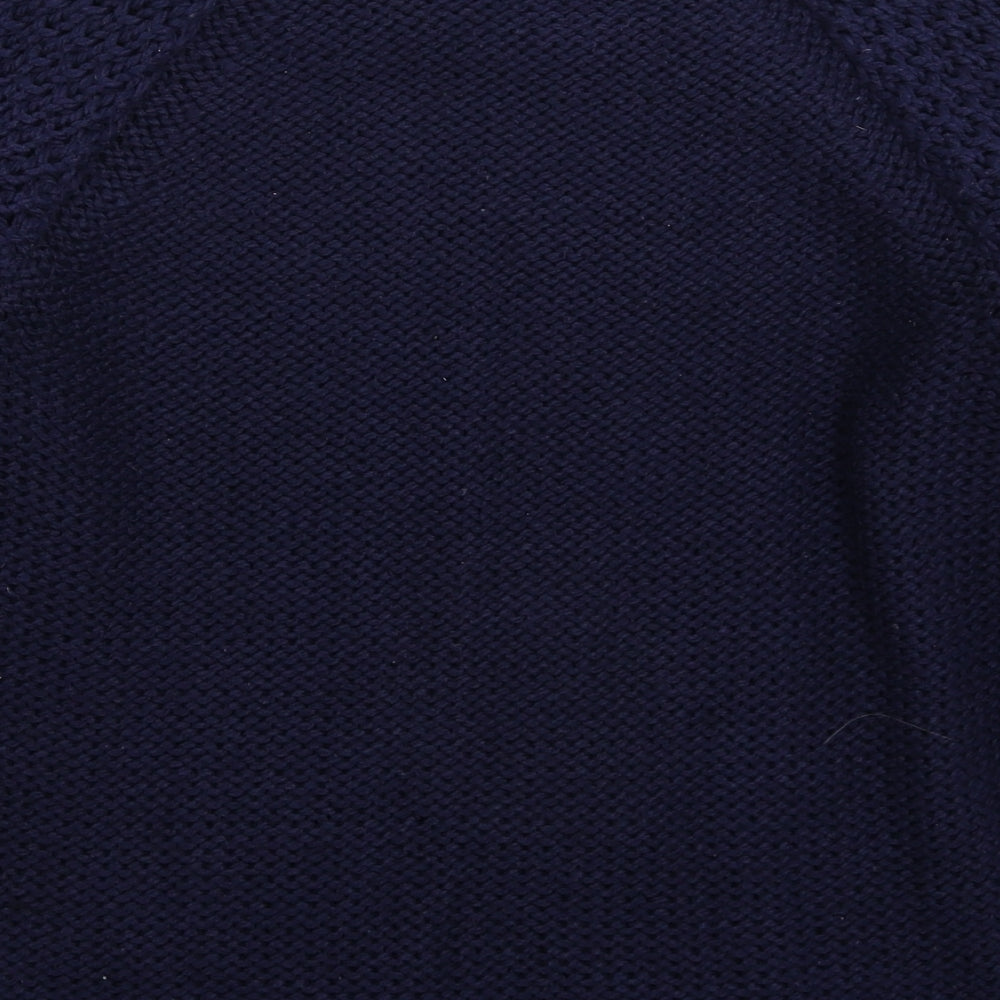 Dorothy Perkins Womens Blue Knit Pullover Jumper Size 14