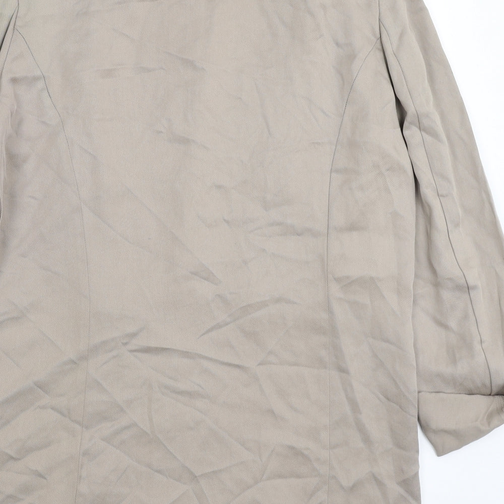 M&Co Womens Grey Jacket Size 14