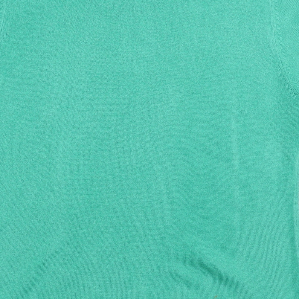 Marks & Spencer Womens Green Knit Pullover Jumper Size M