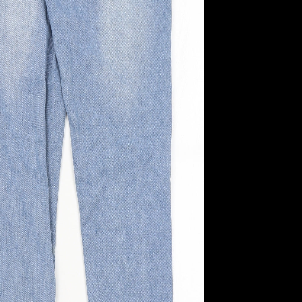 Pretty Little Thing Womens Blue Skinny Jeans Size 8 L29 in