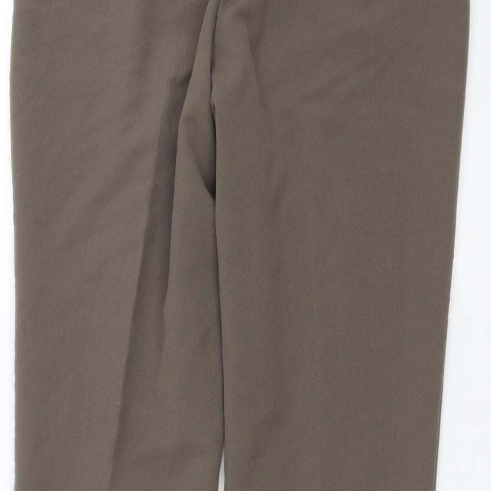 Classics Womens Green Trousers Size 10 L27 in
