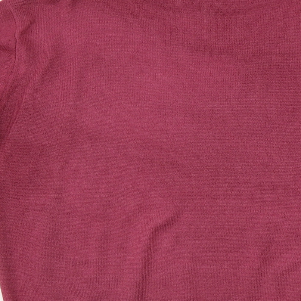 isabella Mens Purple Pullover Jumper Size S