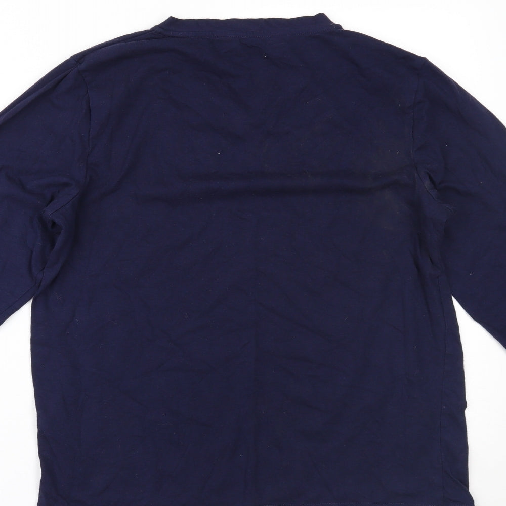 i smalls Womens Blue Basic T-Shirt Size S