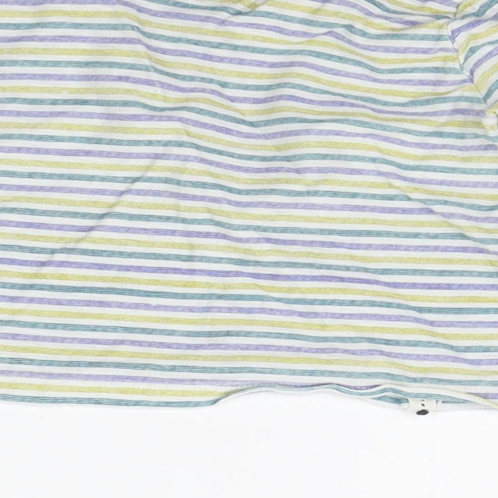 Zara Baby Multicoloured Striped Basic T-Shirt Size 9-12 Months