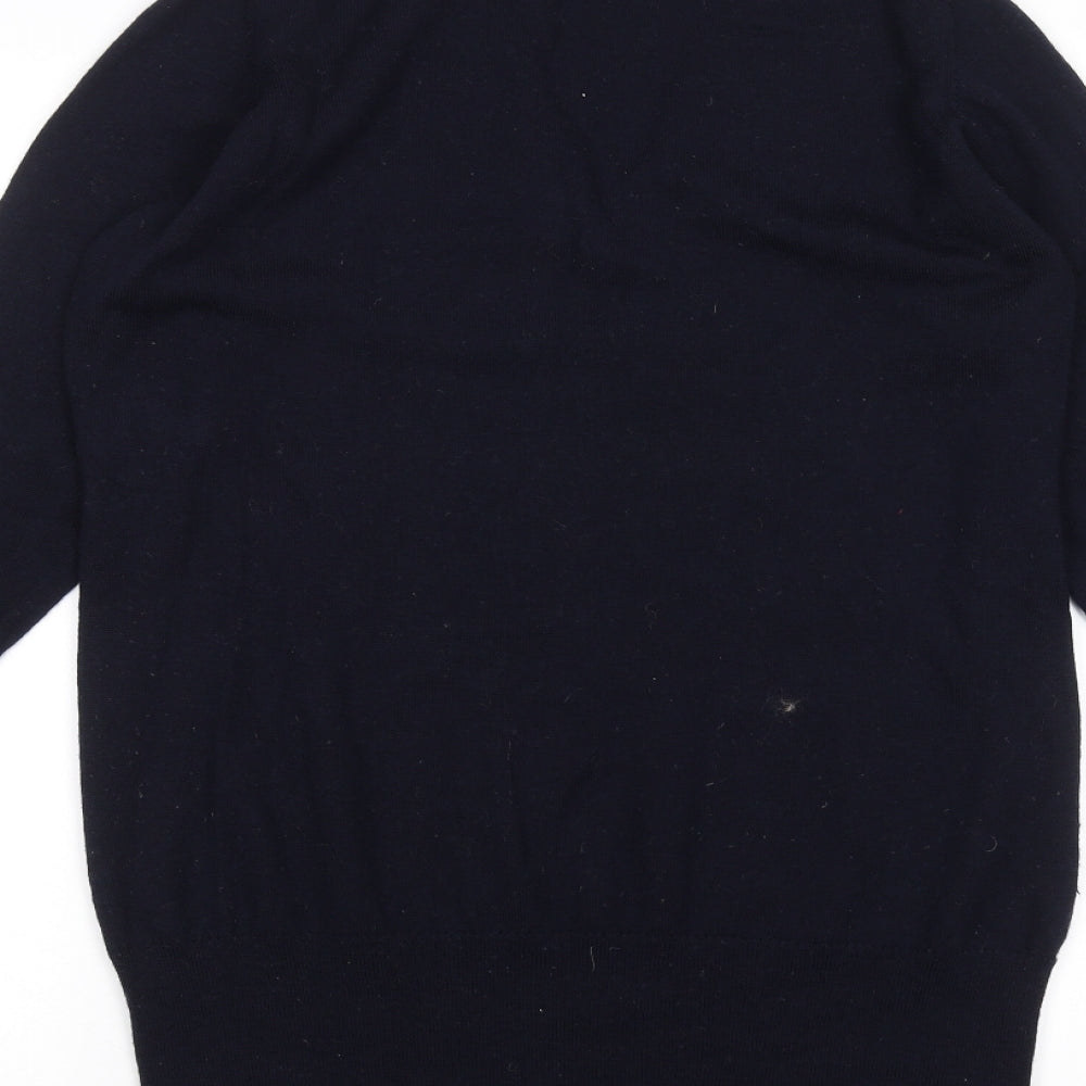 Peter Scott Womens Blue Basic T-Shirt Size 12