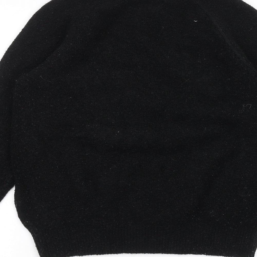 H&M Womens Black Pullover Jumper Size XS