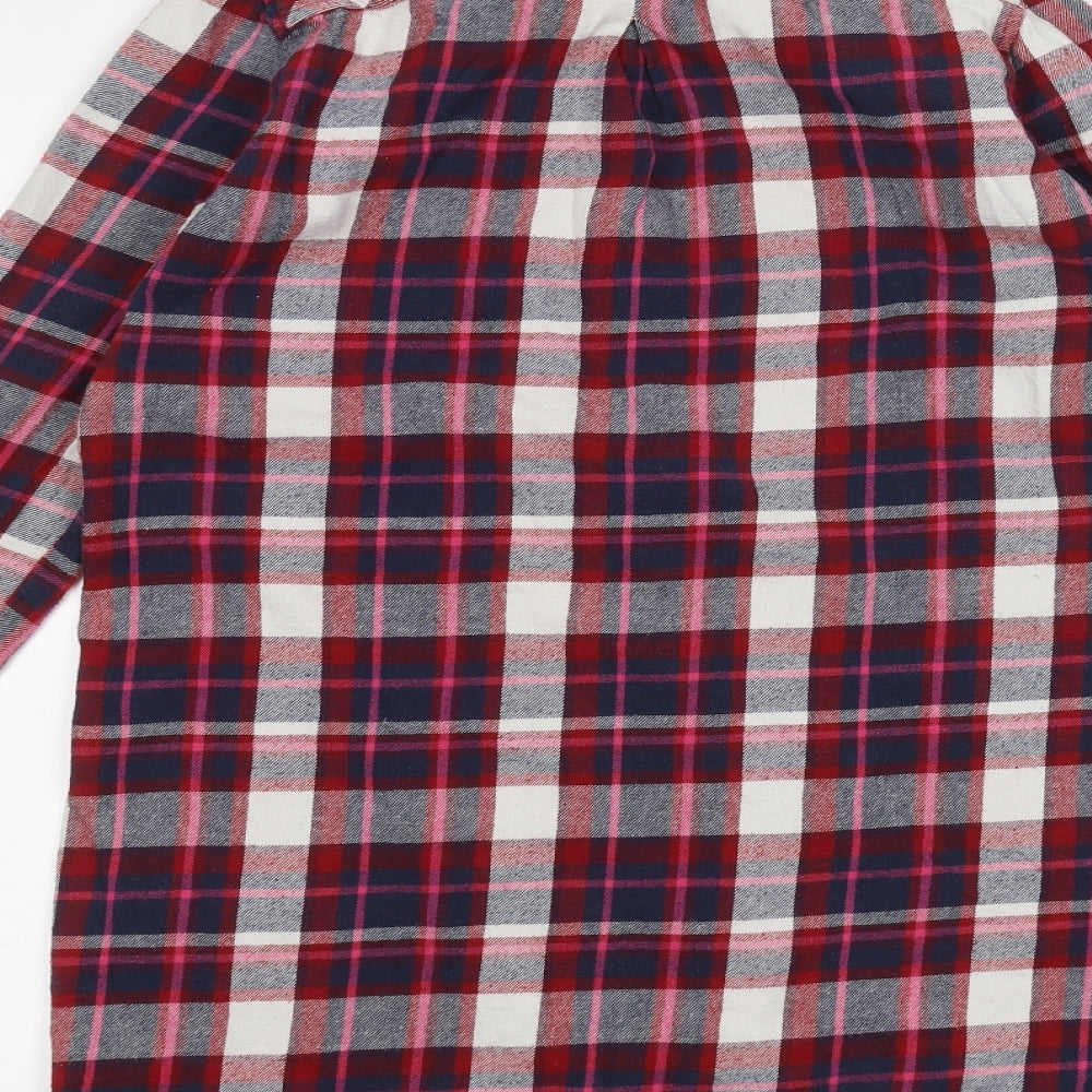 F&F Womens Red Basic Button-Up Size 12