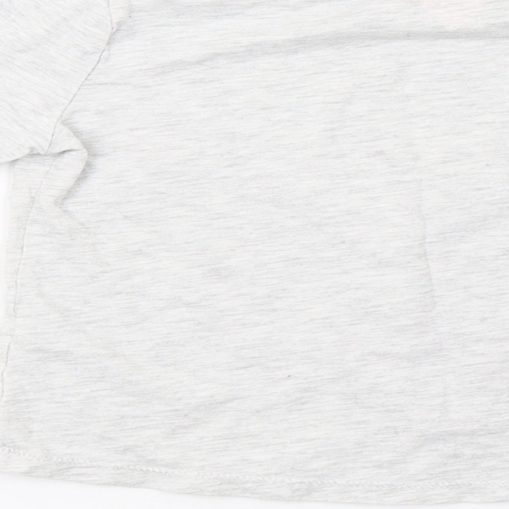Matalan Girls Grey Pullover Sweatshirt Size 6 Years