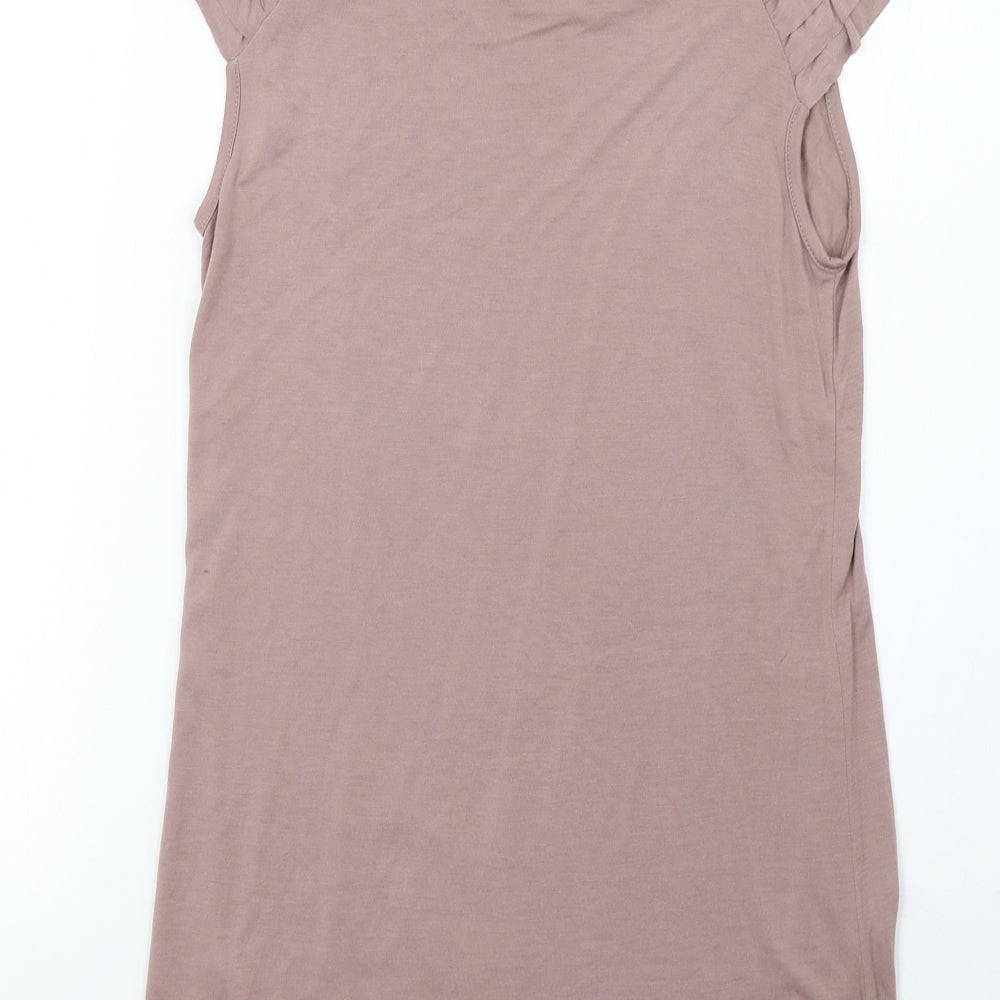 Marks and Spencer Womens Purple T-Shirt Dress Size 10