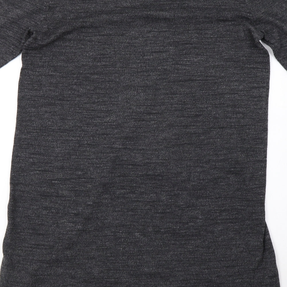 H&M Womens Grey Knit A-Line Size M