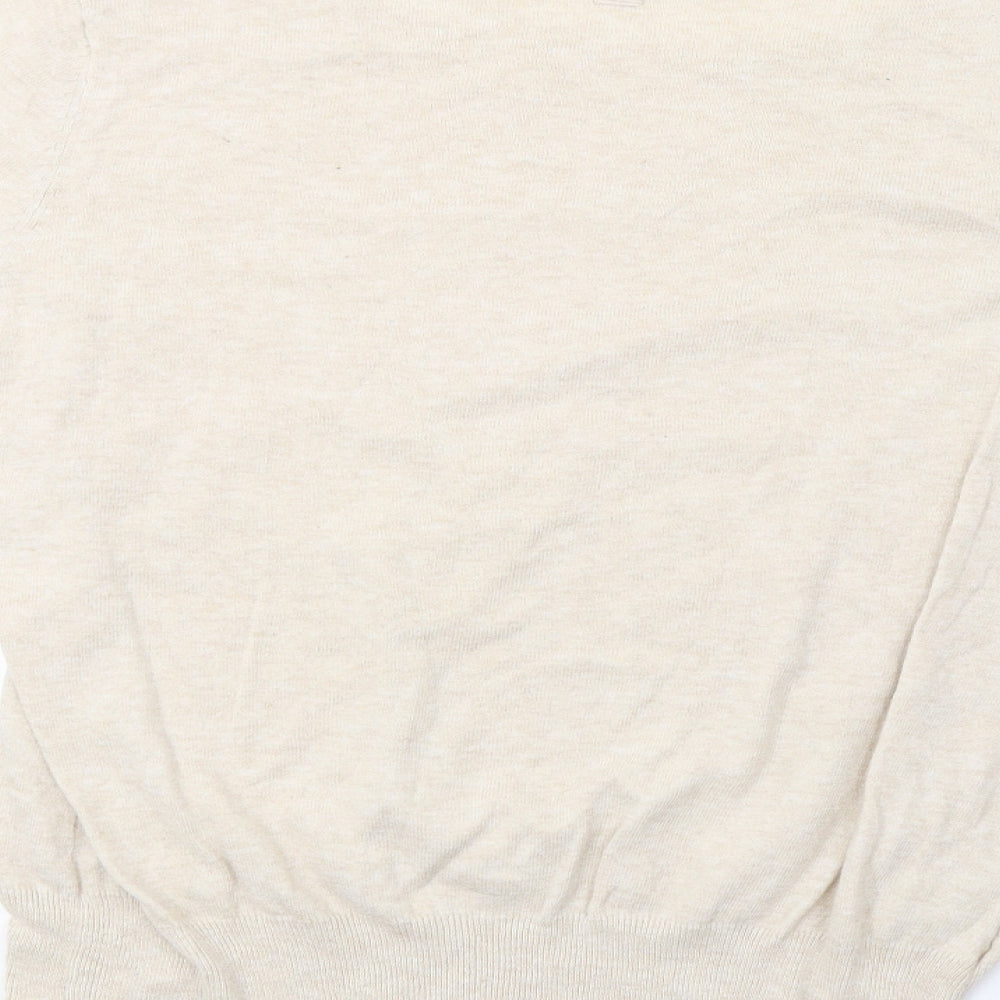 NEXT Womens Beige Knit Pullover Sweatshirt Size 16
