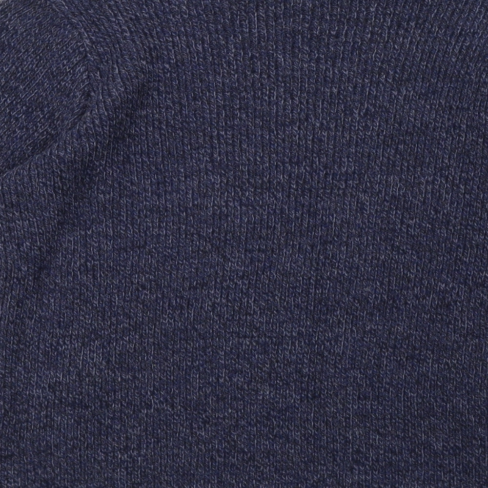 John Lewis Mens Blue Knit Pullover Sweatshirt Size L - 44inch