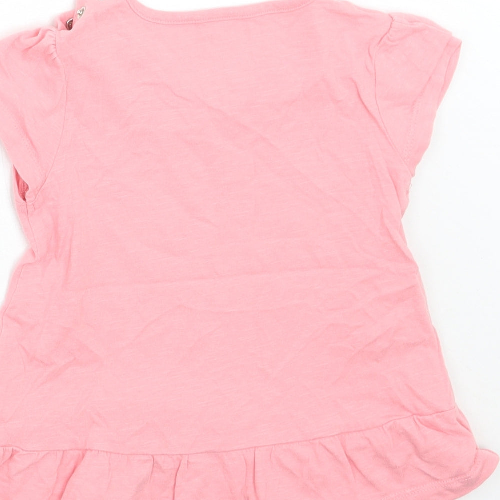 TU Girls Pink Basic T-Shirt Size 12 Months