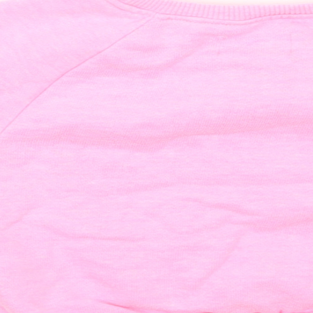 NEXT Girls Pink Pullover Jumper Size 3-6 Months