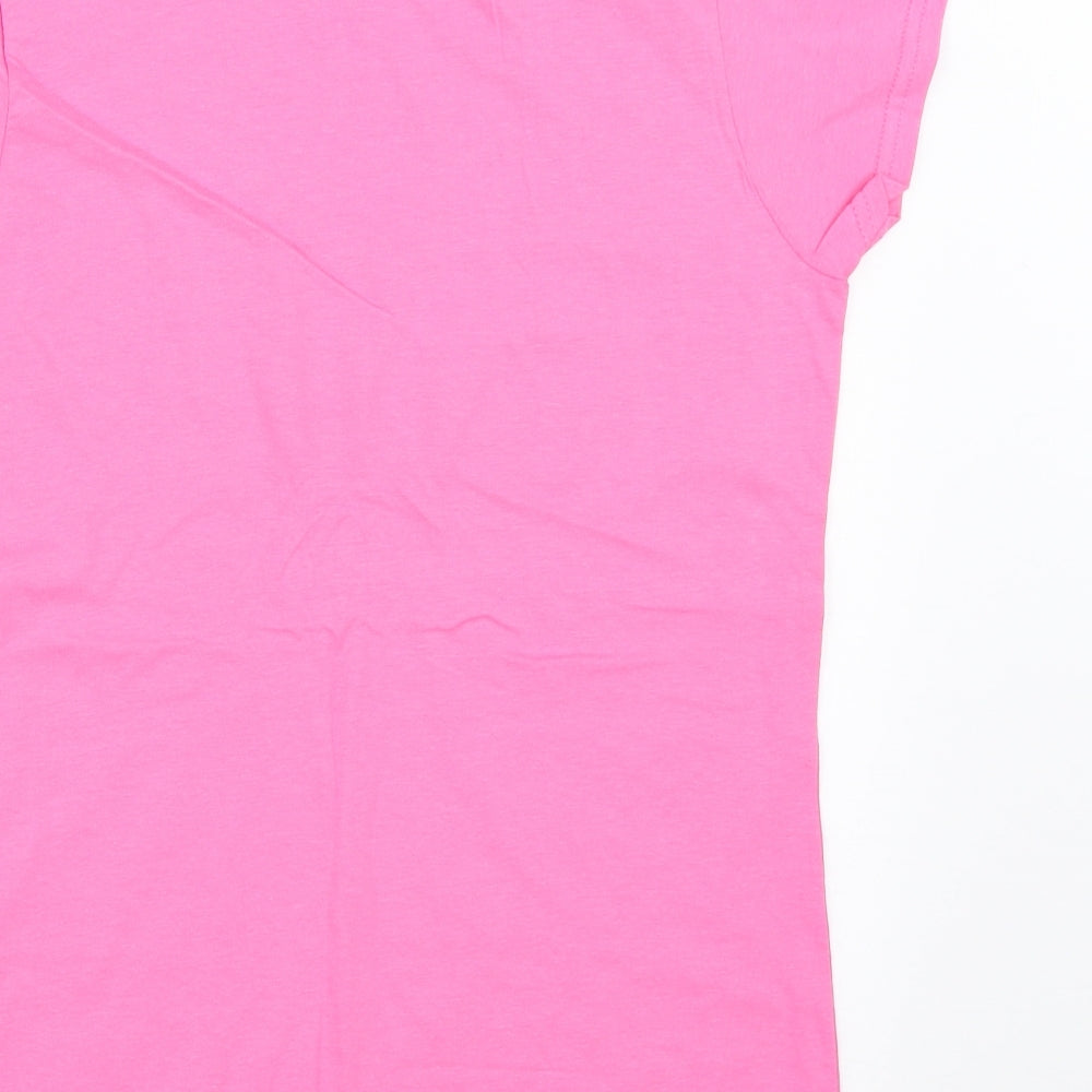 Gildan Womens Pink Basic T-Shirt Size M