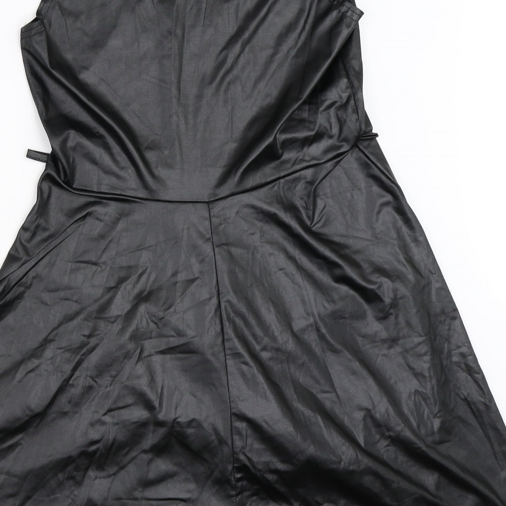 Preworn Womens Black Skater Dress Size S