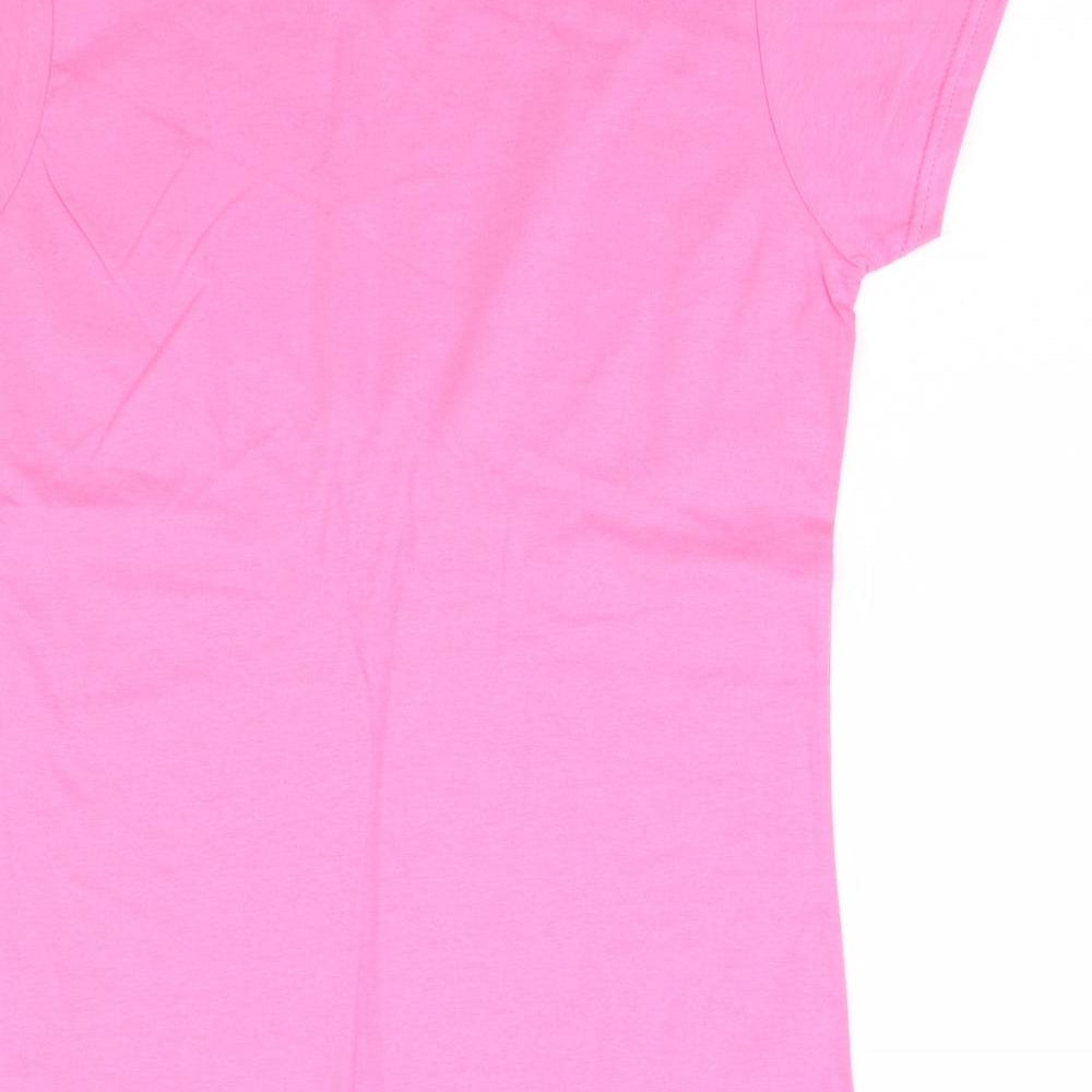 Gildan Womens Pink Basic T-Shirt Size M