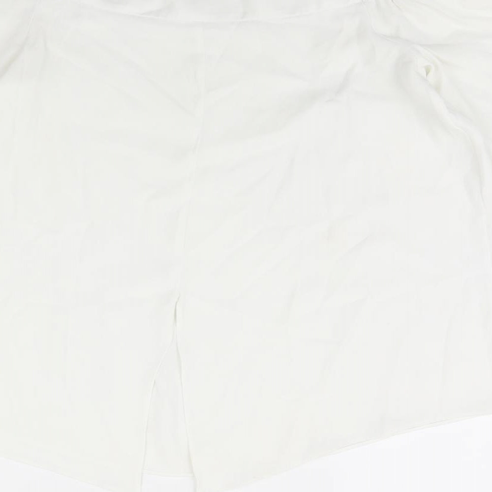 River Island Womens Ivory Basic Blouse Size 10
