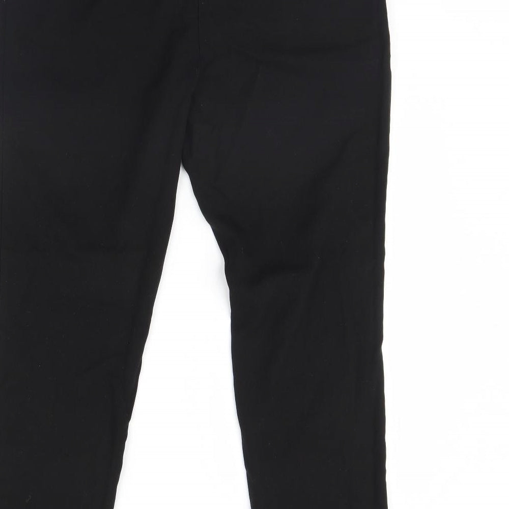 Next Womens Black Dress Pants Trousers Size 12 L29 in